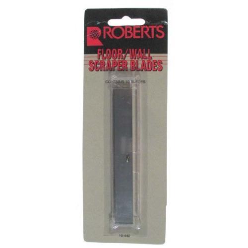 Roberts 10-442 type 4" scraper blades for Roberts 12" and 18" scrapers - pack of 100 blades