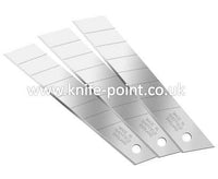 10 pieces of 18mm Snap Off Blades, in protective tubes, MADE IN SHEFFIELD