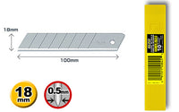 60 pieces of Olfa LB-10B, 18mm Snap Off Blades, in protective tubes