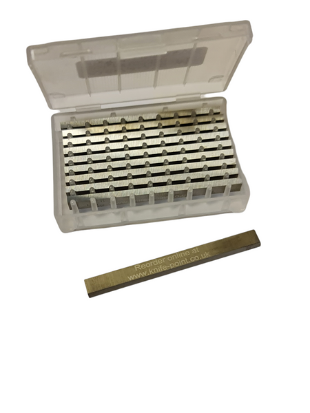 Bahco 451 compatible straight edged tungsten carbide scraper blades to fit Bahco 450, 665 & 685 scrapers - 10 pieces