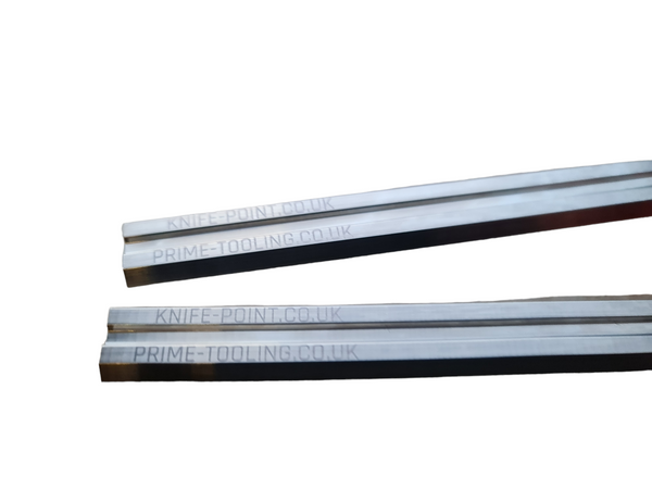 Centrolock system planer blades 230mm long, HSS quality