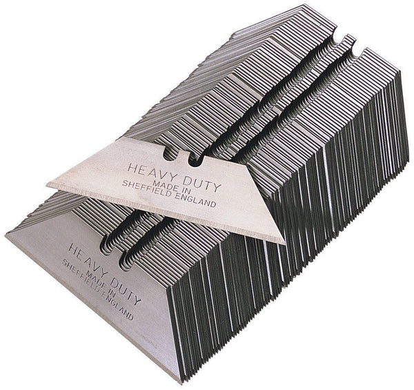 Heavy Duty Straight Blades, cellophane wrapped, MADE IN SHEFFIELD - box of 2000 blades